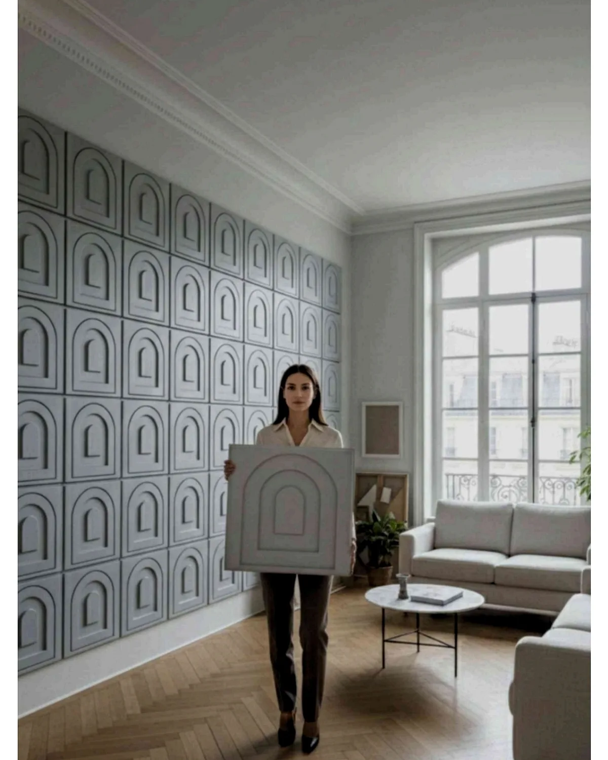 #21 Arch 3D Panel, design #21 ARCH | GREY