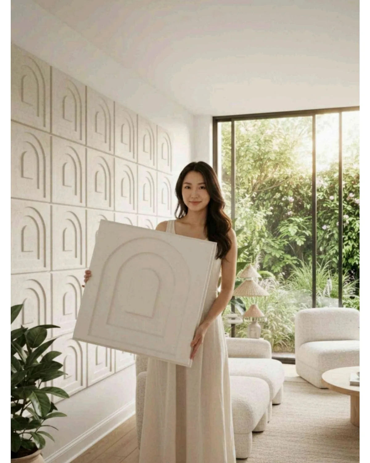 #21 Arch 3D Panel, design #21 ARCH | WHITE