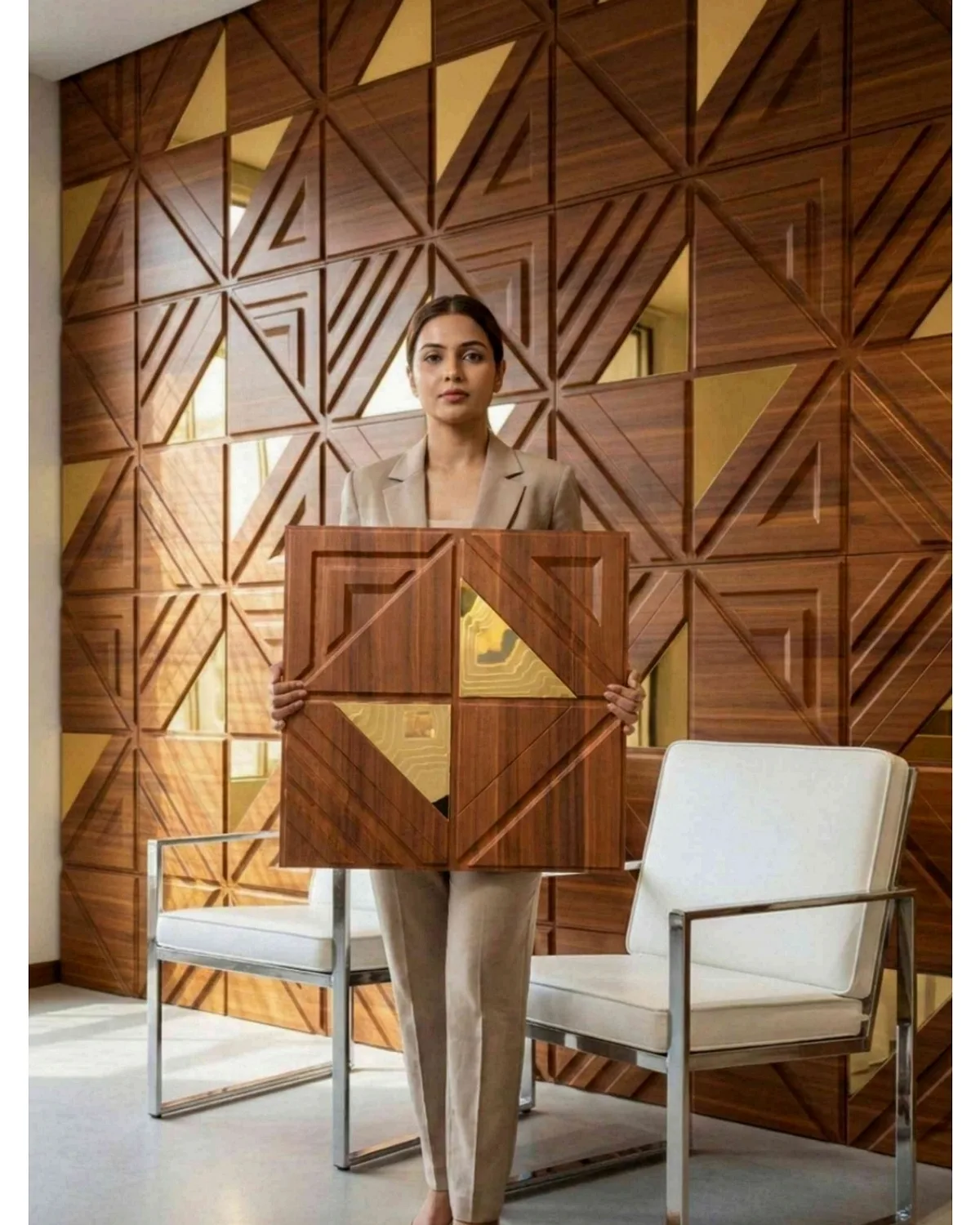 #25 Matrix 3D Panel, design #25 MATRIX | MIRROR | W1