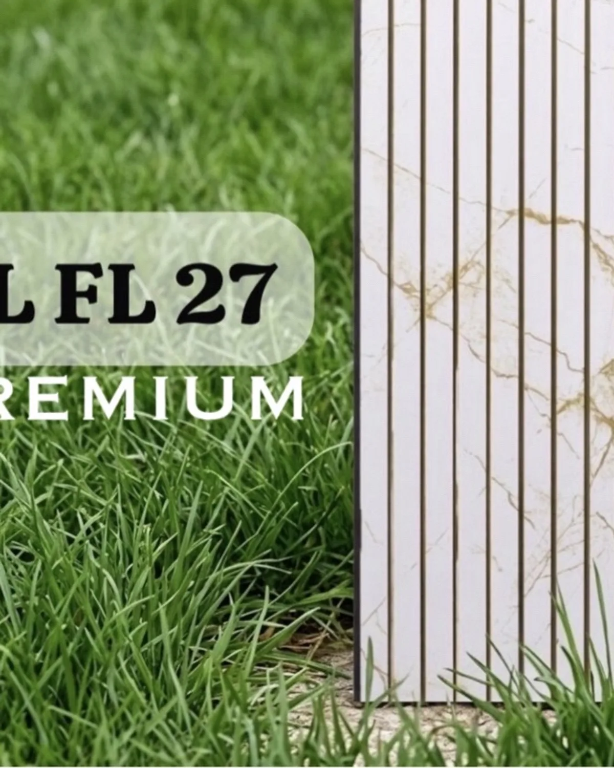 Golden-Line Fluted Panels, design GL FL 27