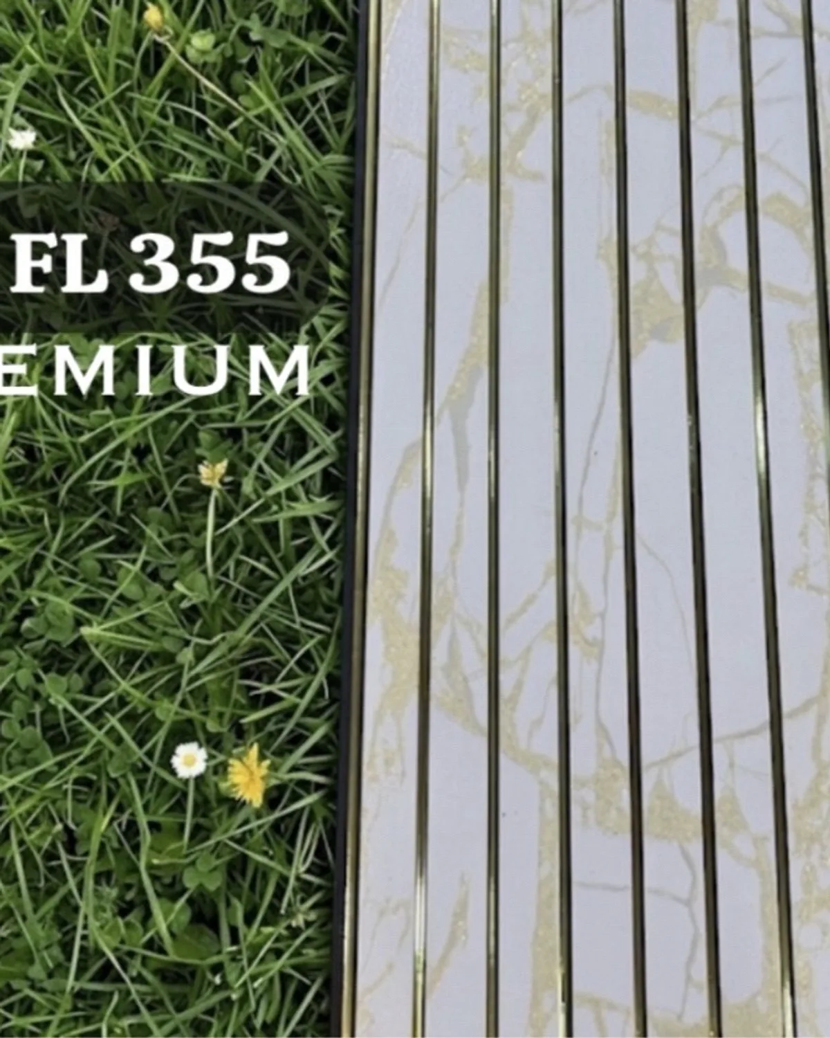 Golden-Line Fluted Panels, design GL FL 355