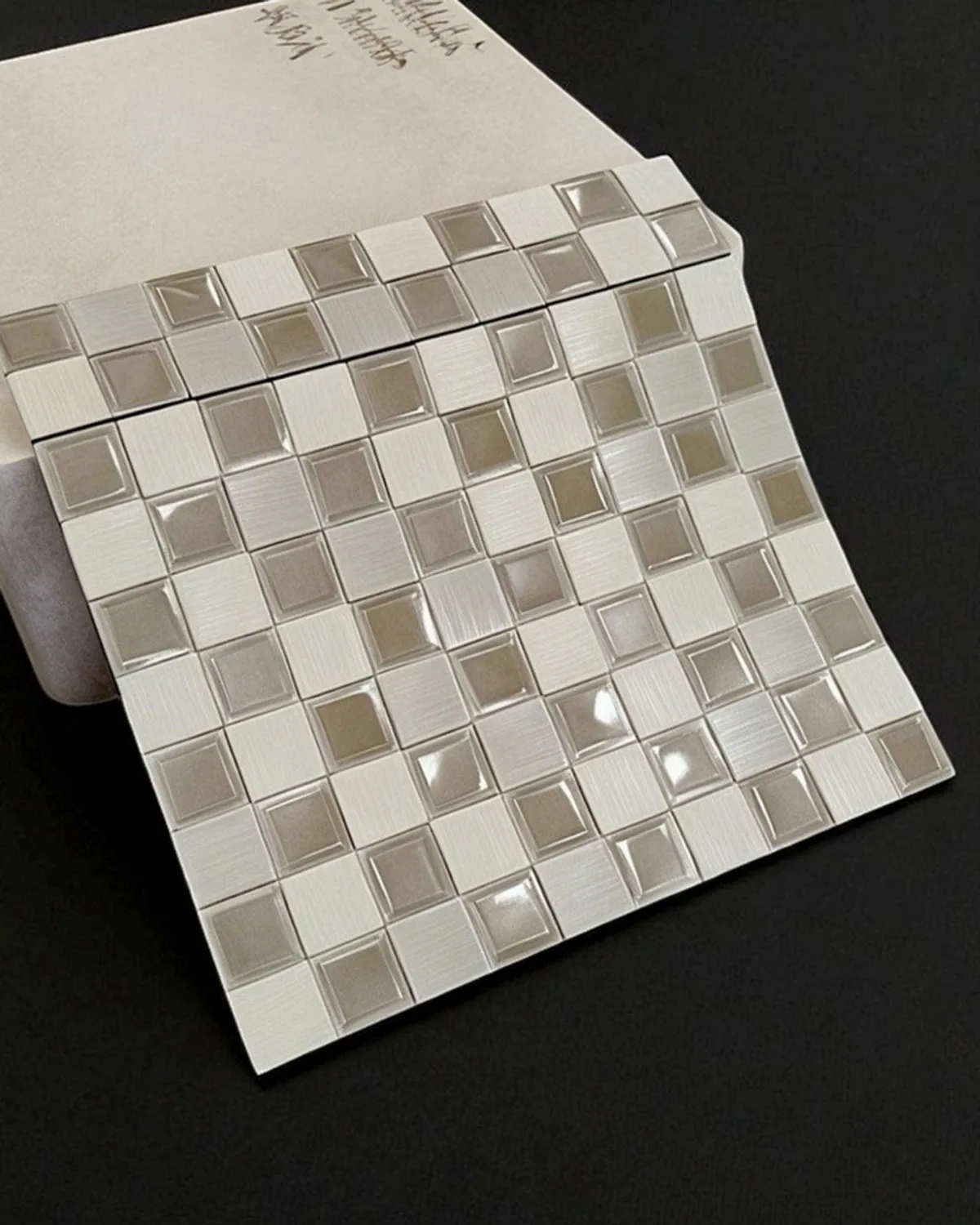 MT 03 Mosaic Tile, design #MT 03 (Silver)