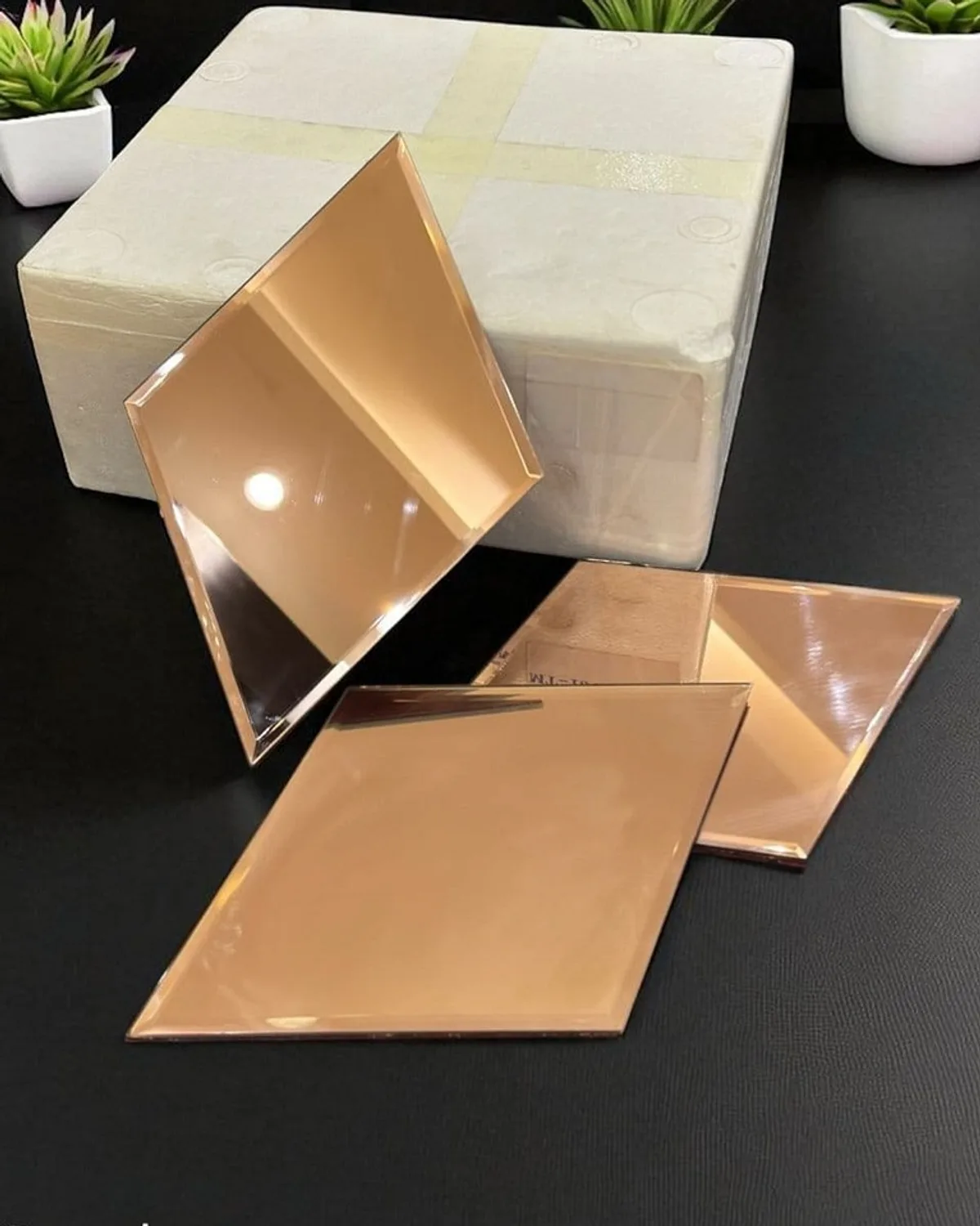 MT 18 Mosaic Tile, design #MT 18 (Rose Gold)