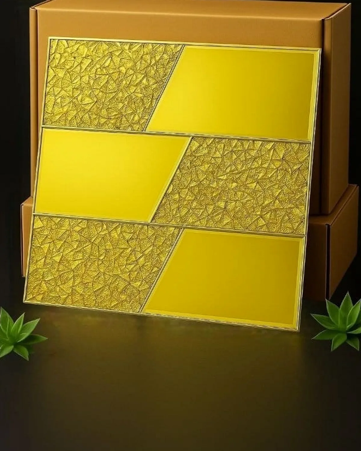 MT 32 Mosaic Tile, design #MT 32 (Gold)